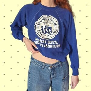 Blue Graphic Women's Sweater
